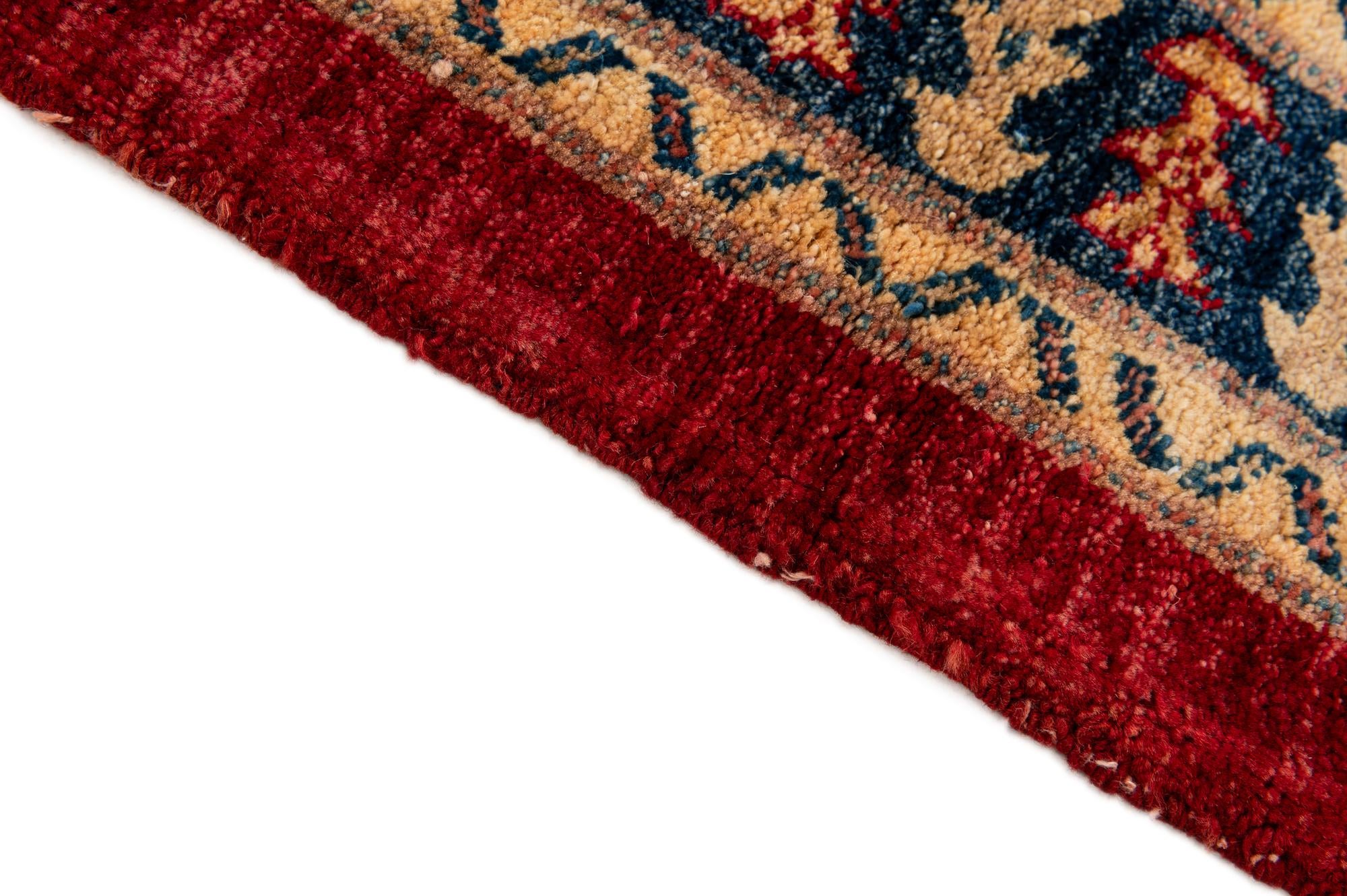 3' 5 x 4' 10 Hand Knotted Ziegler Wool Rug