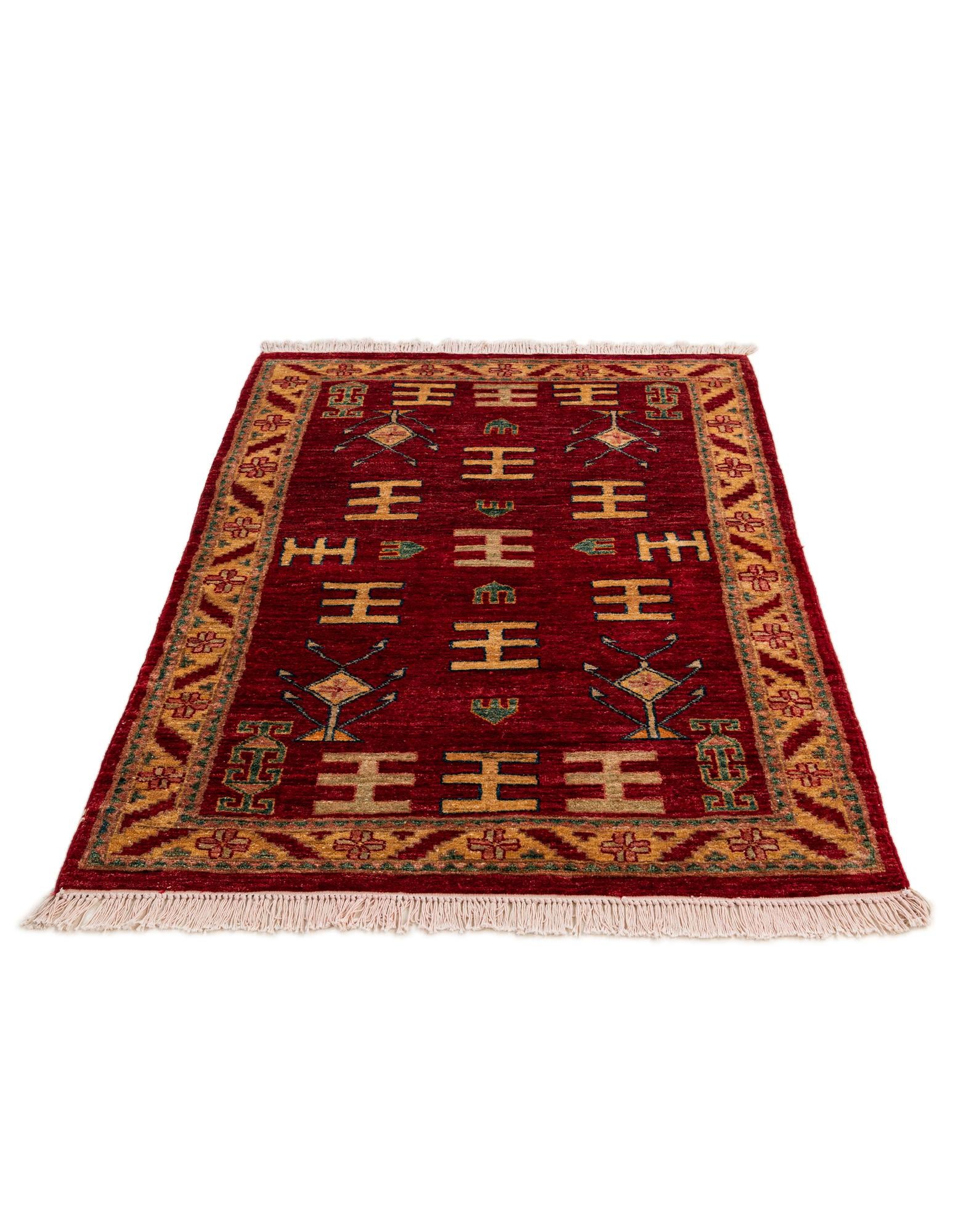3' 3 x 5' Hand Knotted Ziegler Wool Rug