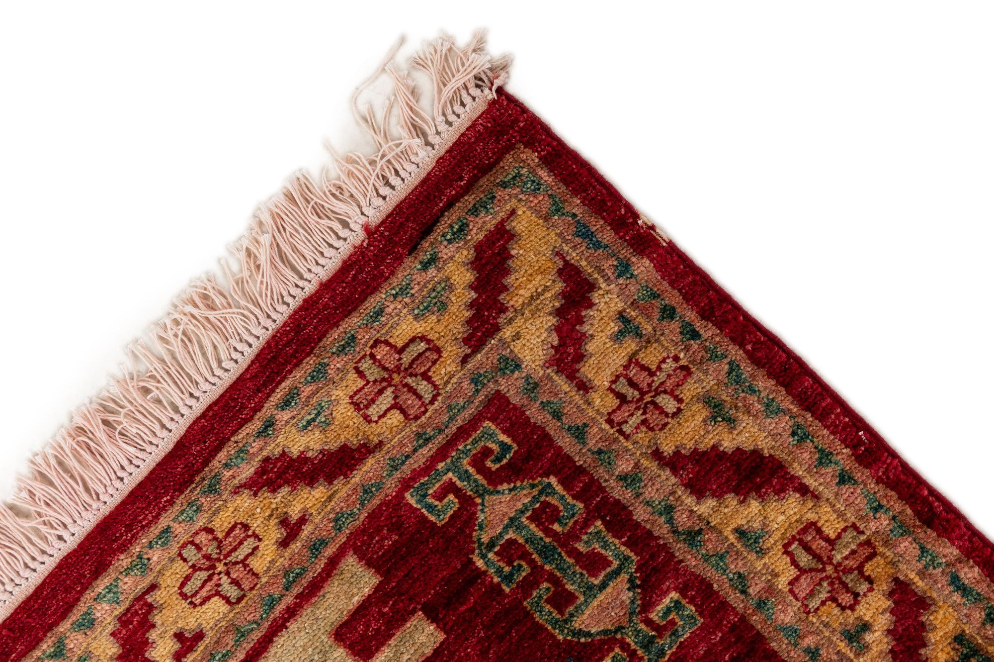 3' 3 x 5' Hand Knotted Ziegler Wool Rug