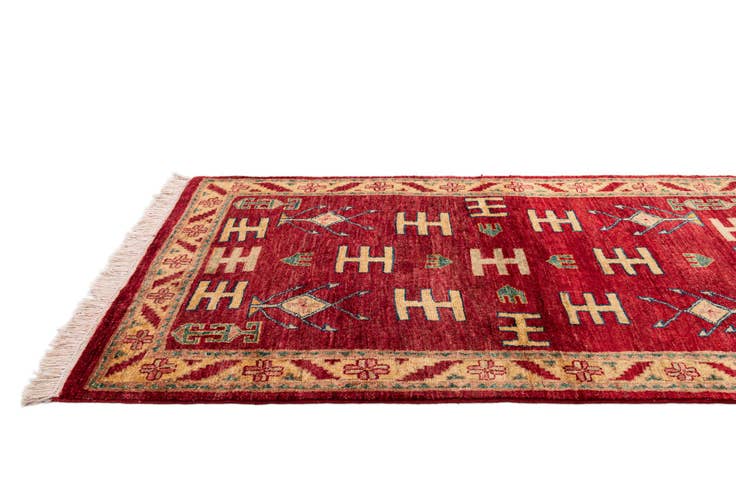Detail image of 3' 3 x 5' Hand Knotted Ziegler Wool Rug