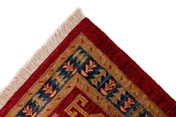3' 5 x 5' 2 Hand Knotted Ziegler Wool Rug