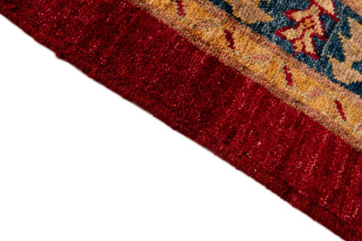 Detail image of 3' 5 x 5' 2 Hand Knotted Ziegler Wool Rug