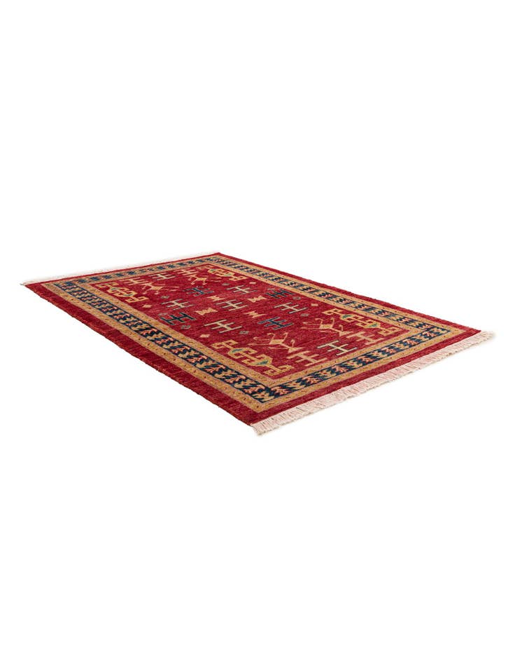 Detail image of 3' 5 x 5' 3  Hand Knotted Ziegler Wool Rug