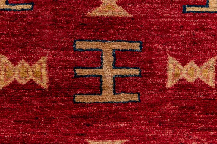 3' 5 x 5' 3 Hand Knotted Ziegler Wool Rug