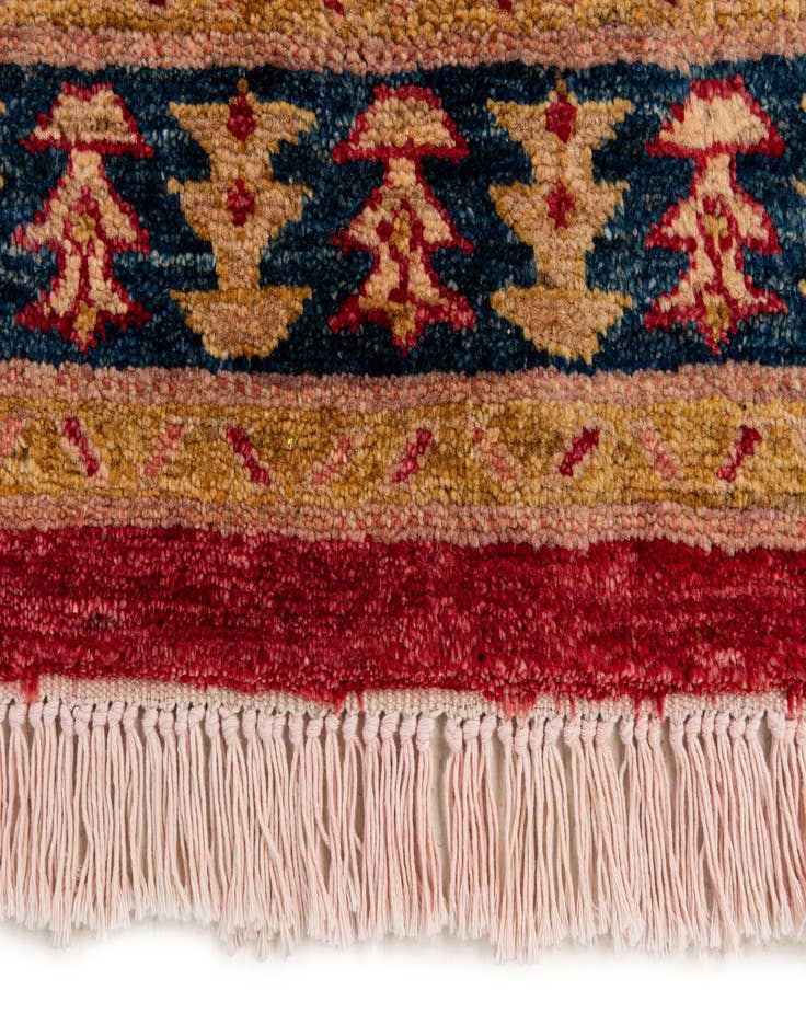 Detail image of 3' 5 x 5' 3  Hand Knotted Ziegler Wool Rug