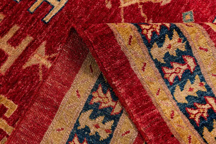 3' 5 x 5' 3 Hand Knotted Ziegler Wool Rug