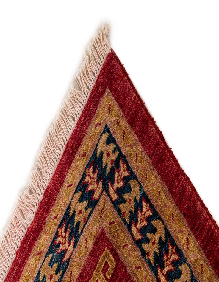 Detail image of 3' 5 x 5' 3  Hand Knotted Ziegler Wool Rug