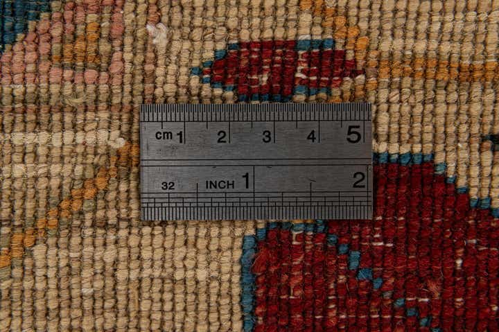 4' 11 x 6' 8 Hand Knotted Ziegler Wool Rug