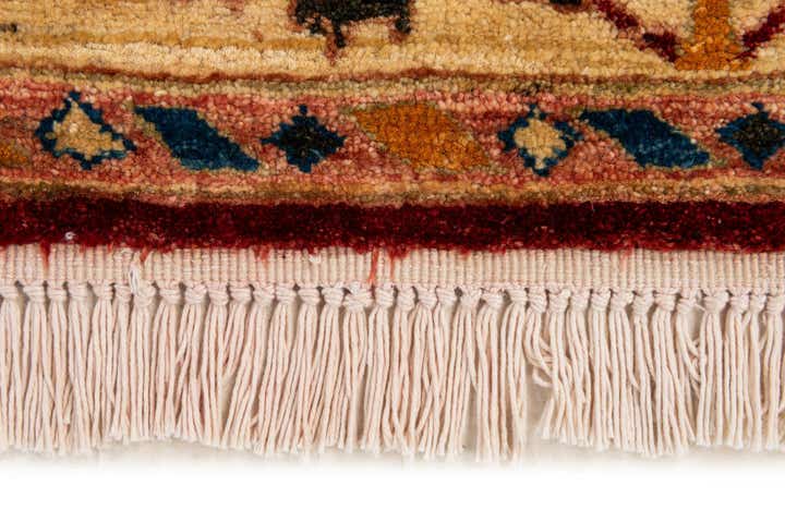 4' 11 x 6' 8 Hand Knotted Ziegler Wool Rug
