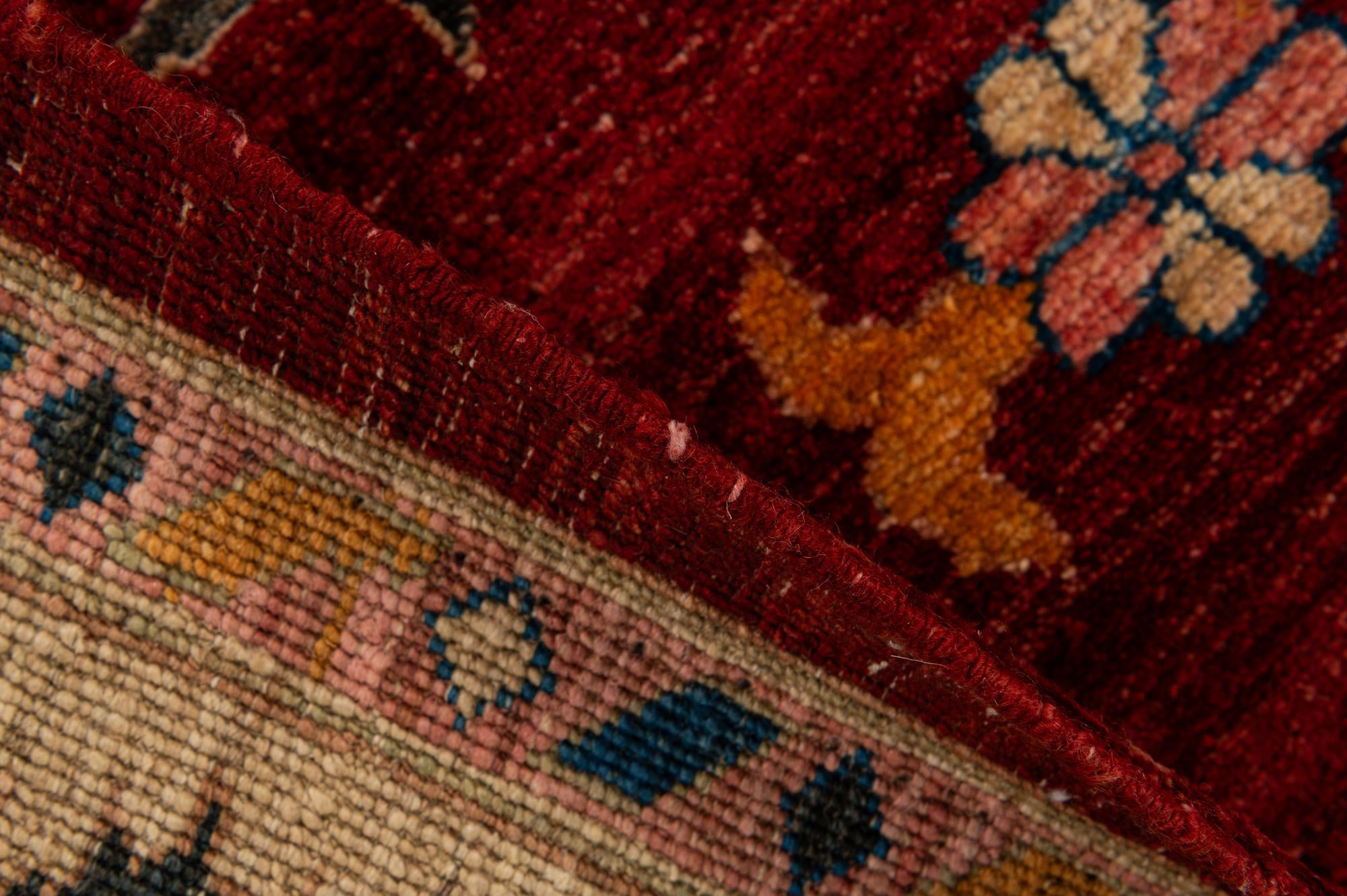 4' 11 x 6' 8 Hand Knotted Ziegler Wool Rug