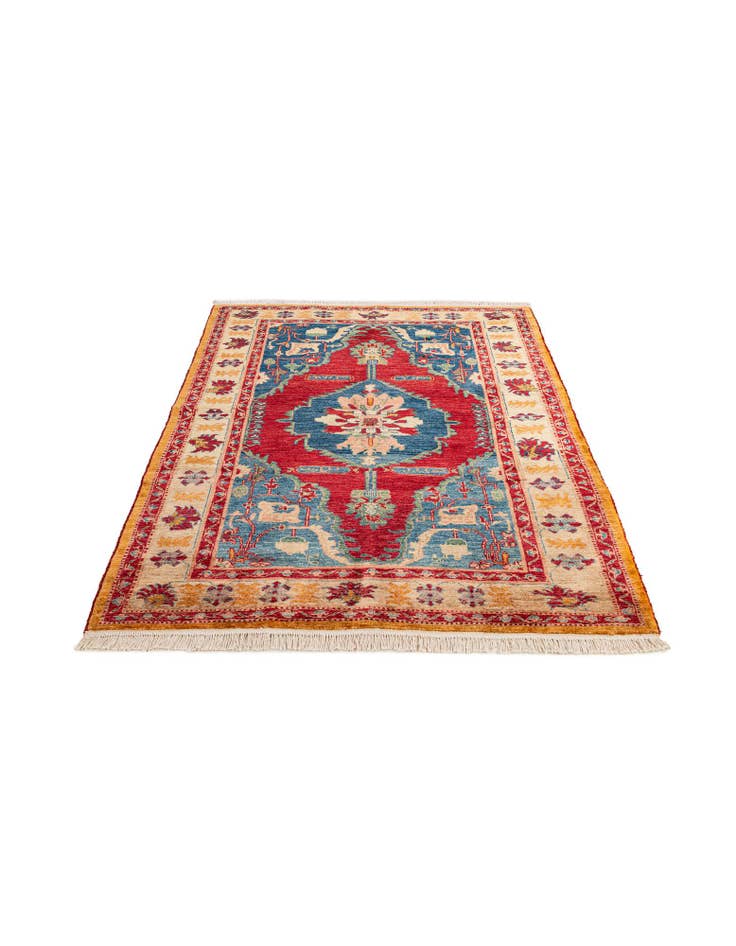 Detail image of 5' x 6' 10 Hand Knotted Ziegler Wool Rug