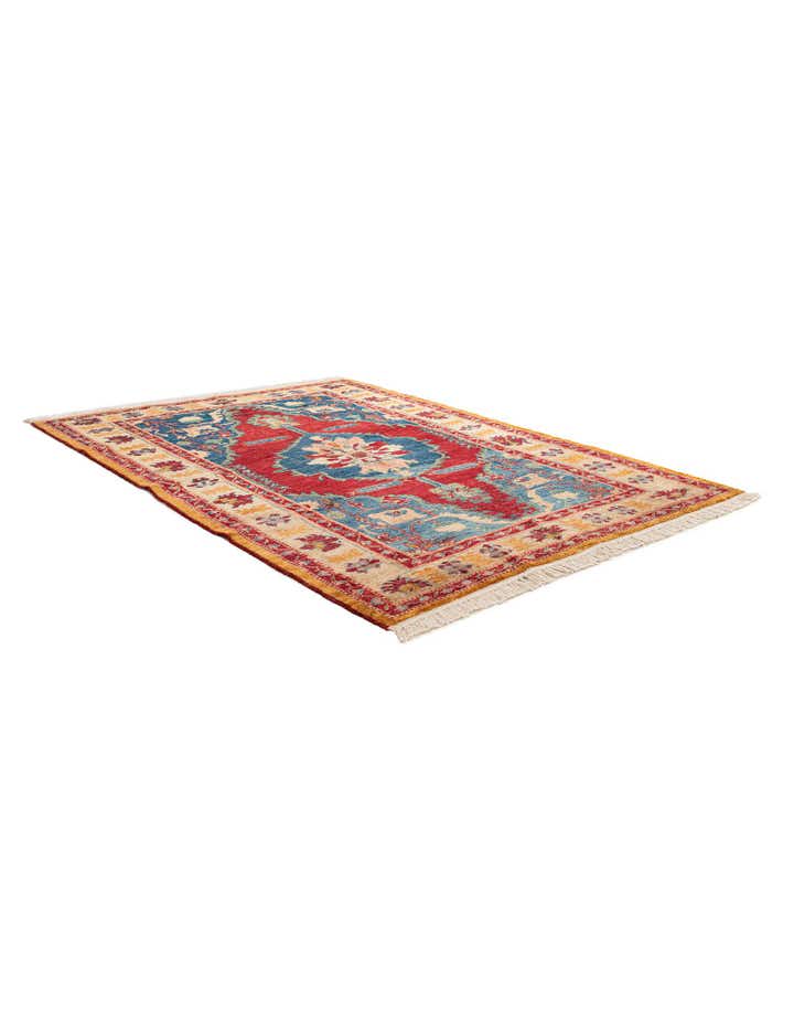 5' x 6' 10 Hand Knotted Ziegler Wool Rug