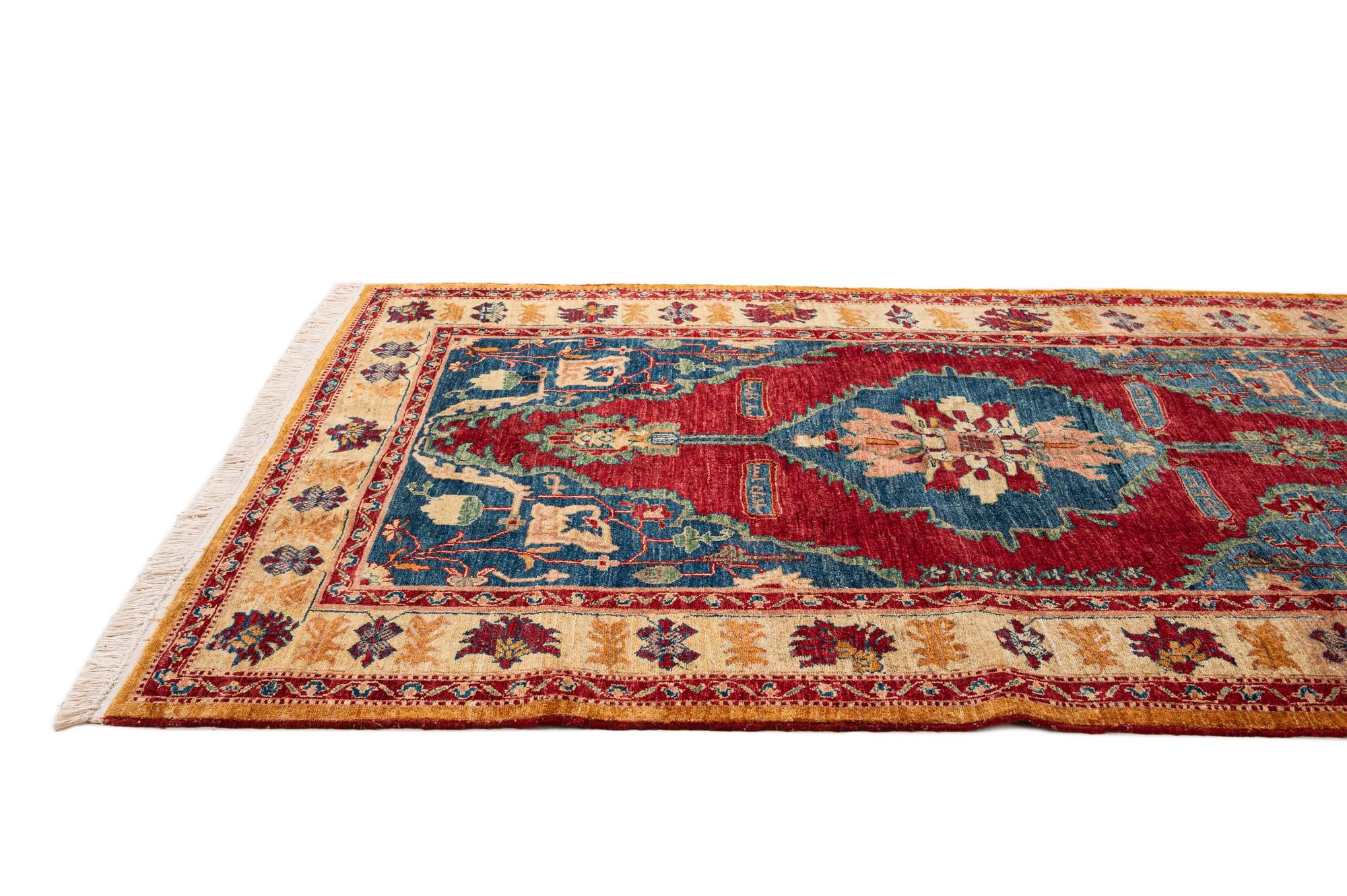 5' x 6' 10 Hand Knotted Ziegler Wool Rug