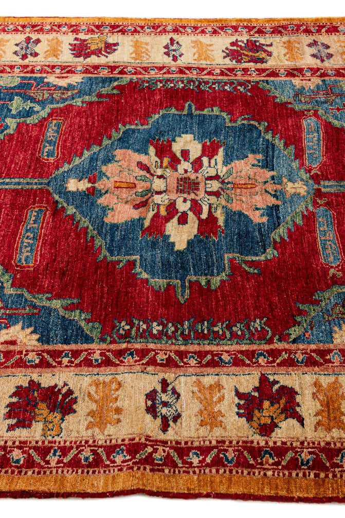 5' x 6' 10 Hand Knotted Ziegler Wool Rug