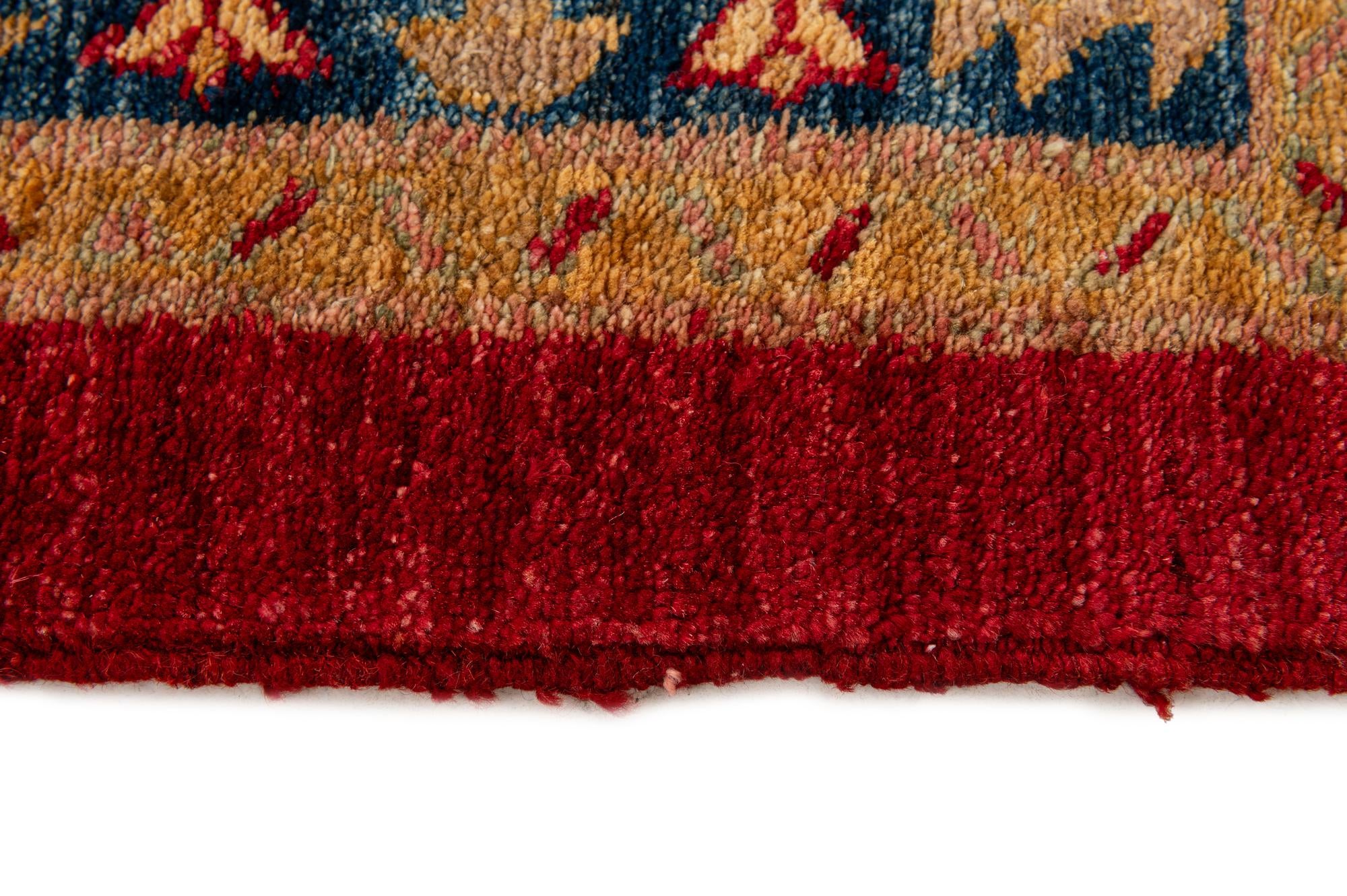 3' 5 x 5' 4 Hand Knotted Ziegler Wool Rug