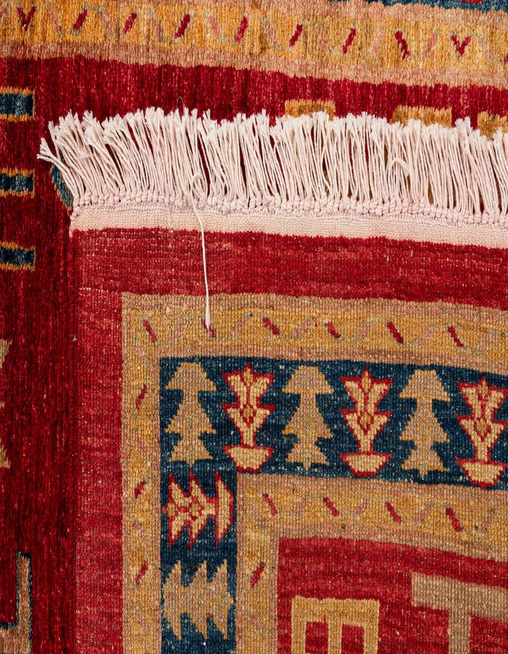 Detail image of 3' 5 x 5' 4  Hand Knotted Ziegler Wool Rug