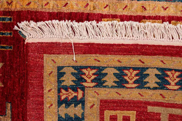 3' 5 x 5' 4 Hand Knotted Ziegler Wool Rug