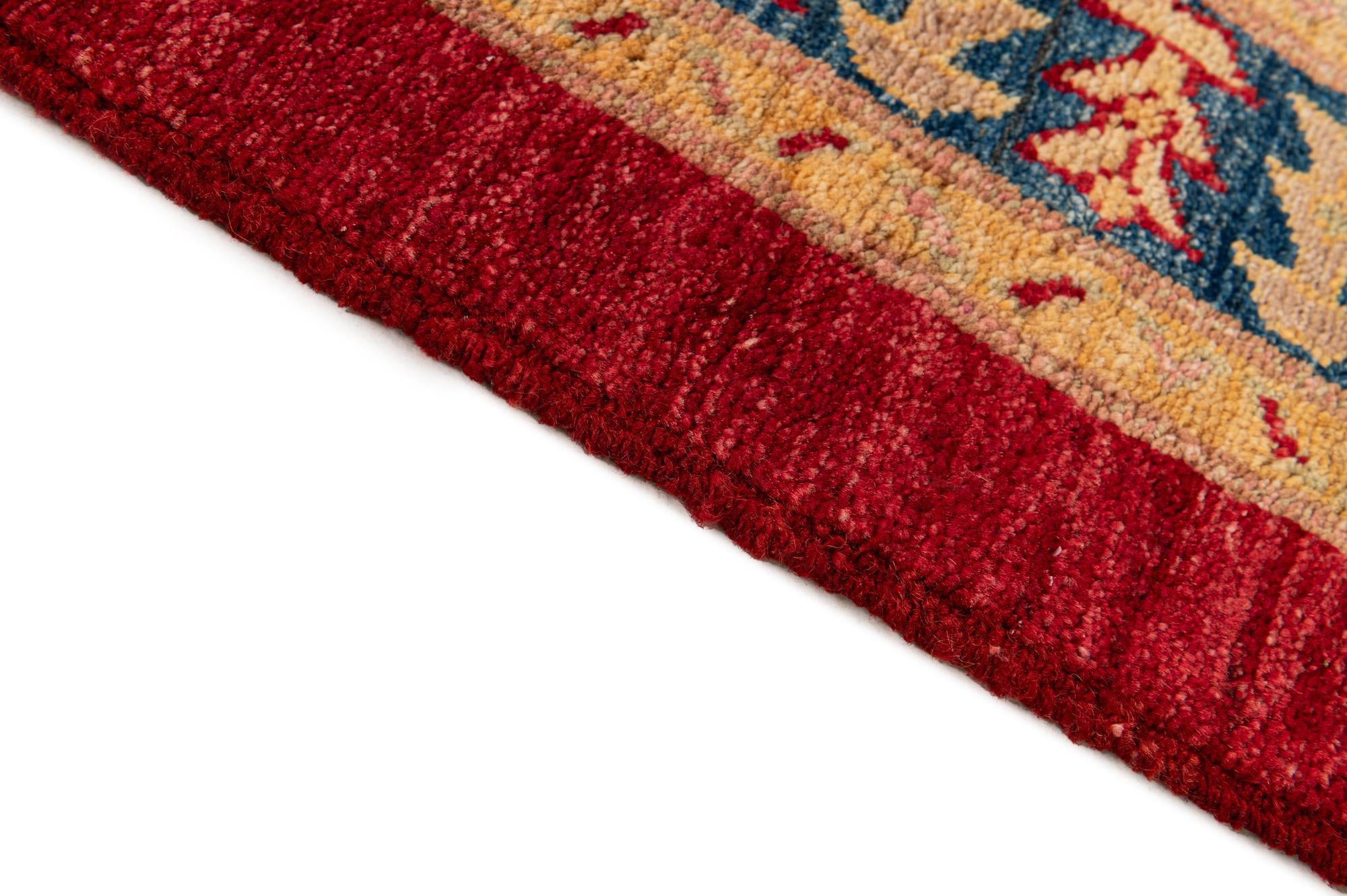3' 5 x 5' 4 Hand Knotted Ziegler Wool Rug