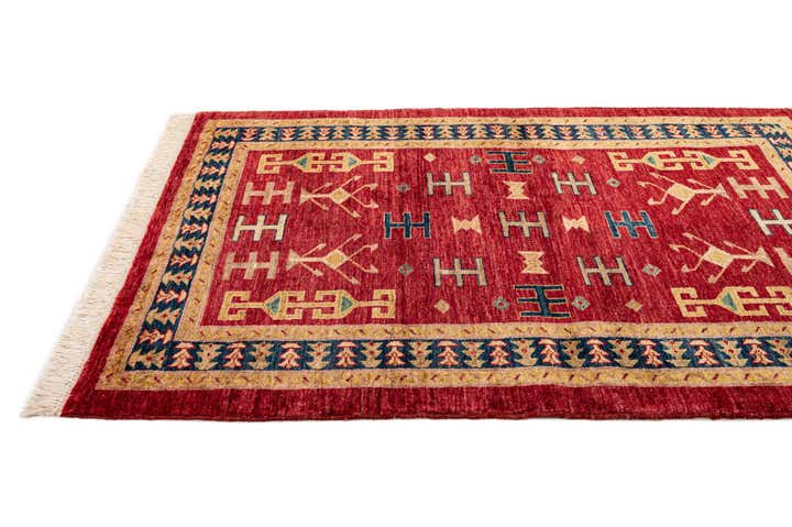 3' 5 x 4' 7 Hand Knotted Ziegler Wool Rug