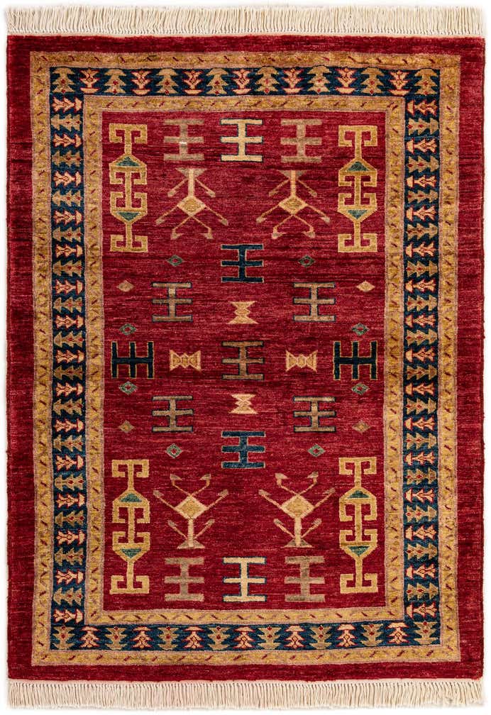 3' 5 x 4' 7 Hand Knotted Ziegler Wool Rug