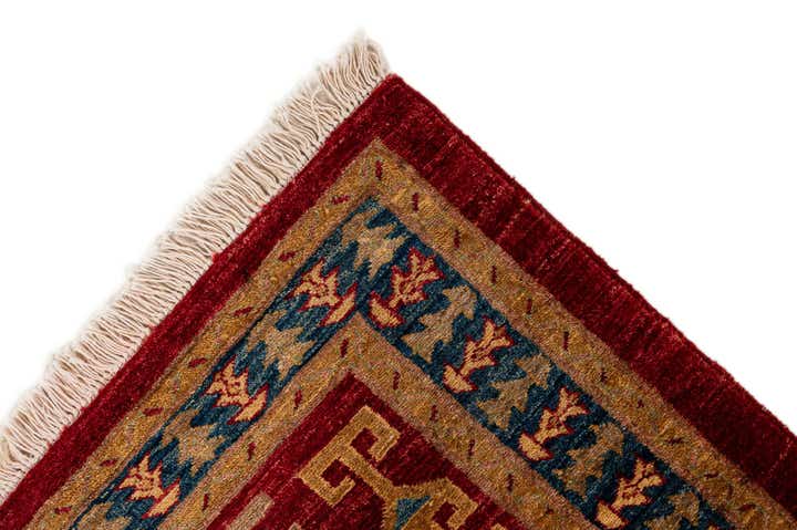 3' 5 x 5' Hand Knotted Ziegler Wool Rug