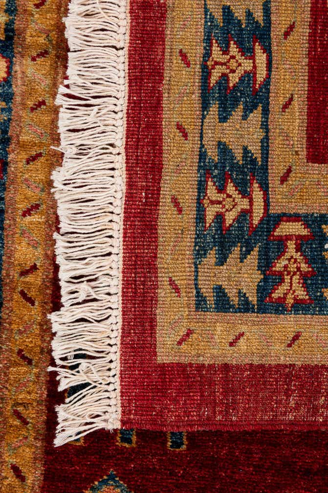 3' 5 x 5' Hand Knotted Ziegler Wool Rug