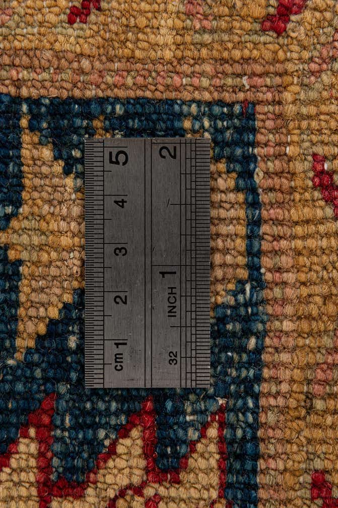 3' 5 x 5' Hand Knotted Ziegler Wool Rug