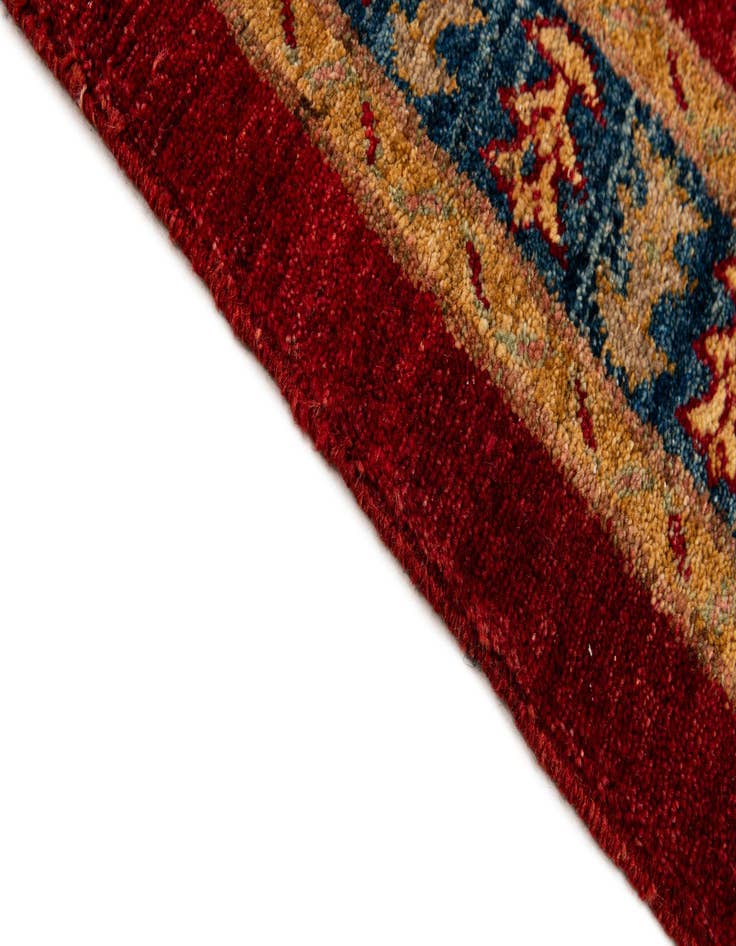 Detail image of 3' 5 x 5'  Hand Knotted Ziegler Wool Rug