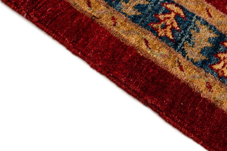 Detail image of 3' 5 x 5' Hand Knotted Ziegler Wool Rug