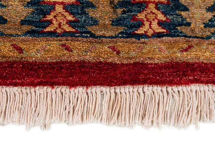 3' 5 x 5' Hand Knotted Ziegler Wool Rug