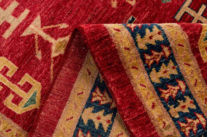 3' 5 x 5' 2 Hand Knotted Ziegler Wool Rug