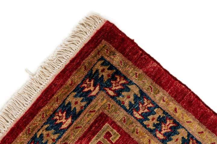 3' 5 x 5' 2 Hand Knotted Ziegler Wool Rug