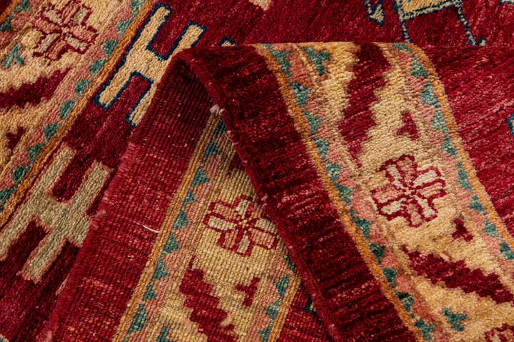 3' 4 x 4' 6 Hand Knotted Ziegler Wool Rug
