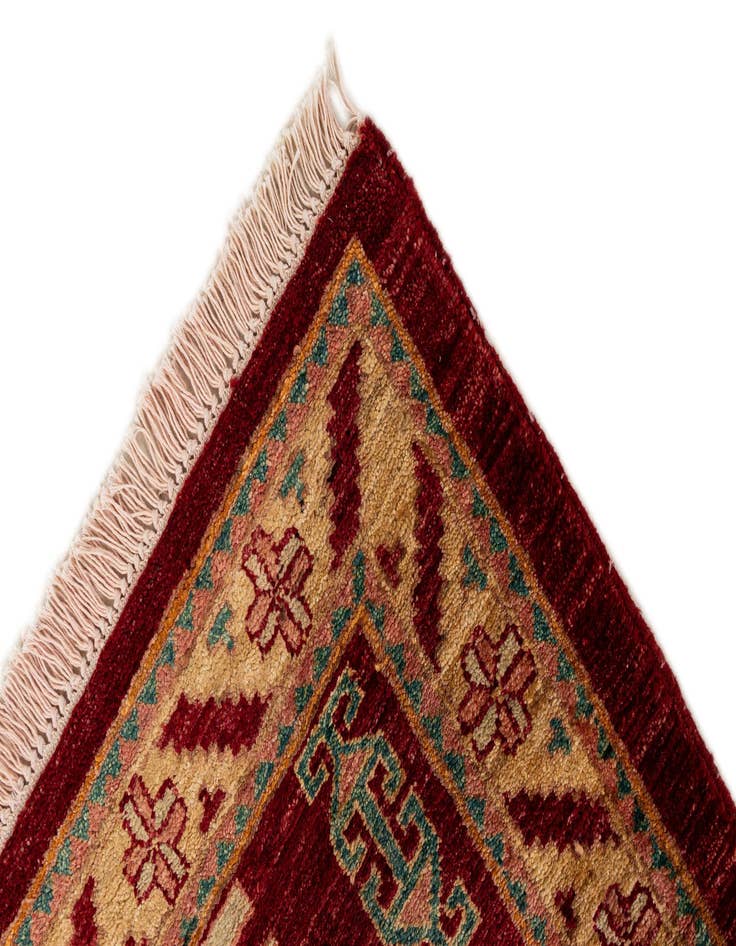 Detail image of 3' 4 x 4' 6  Hand Knotted Ziegler Wool Rug