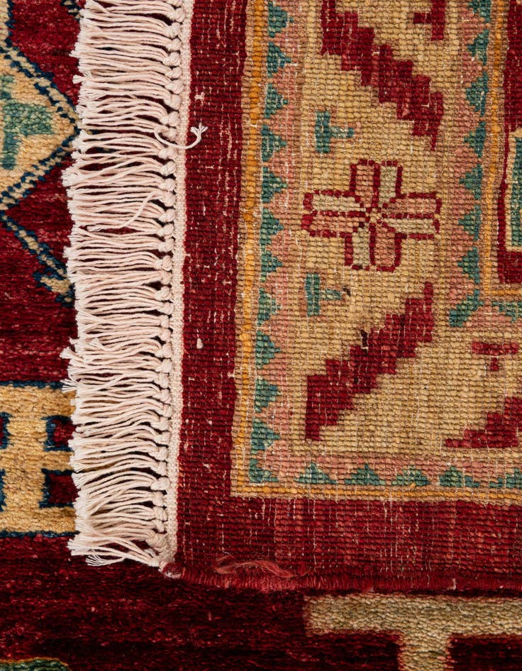 Detail image of 3' 4 x 4' 6  Hand Knotted Ziegler Wool Rug