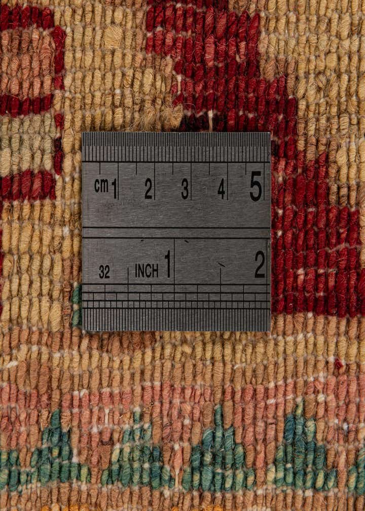 3' 4 x 4' 6 Hand Knotted Ziegler Wool Rug
