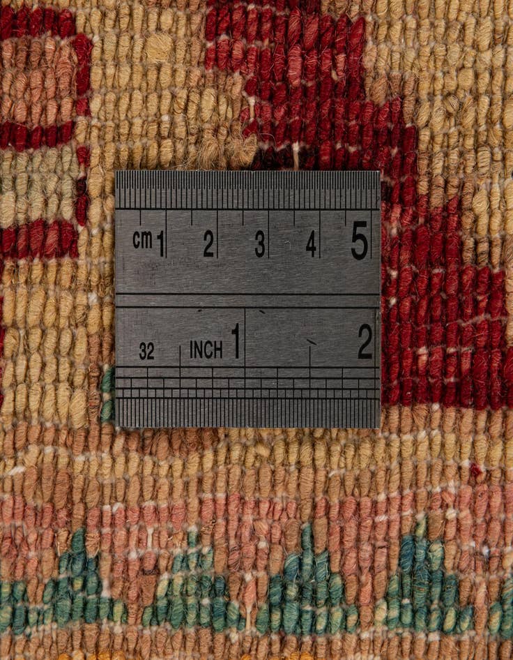 Detail image of 3' 4 x 4' 6  Hand Knotted Ziegler Wool Rug