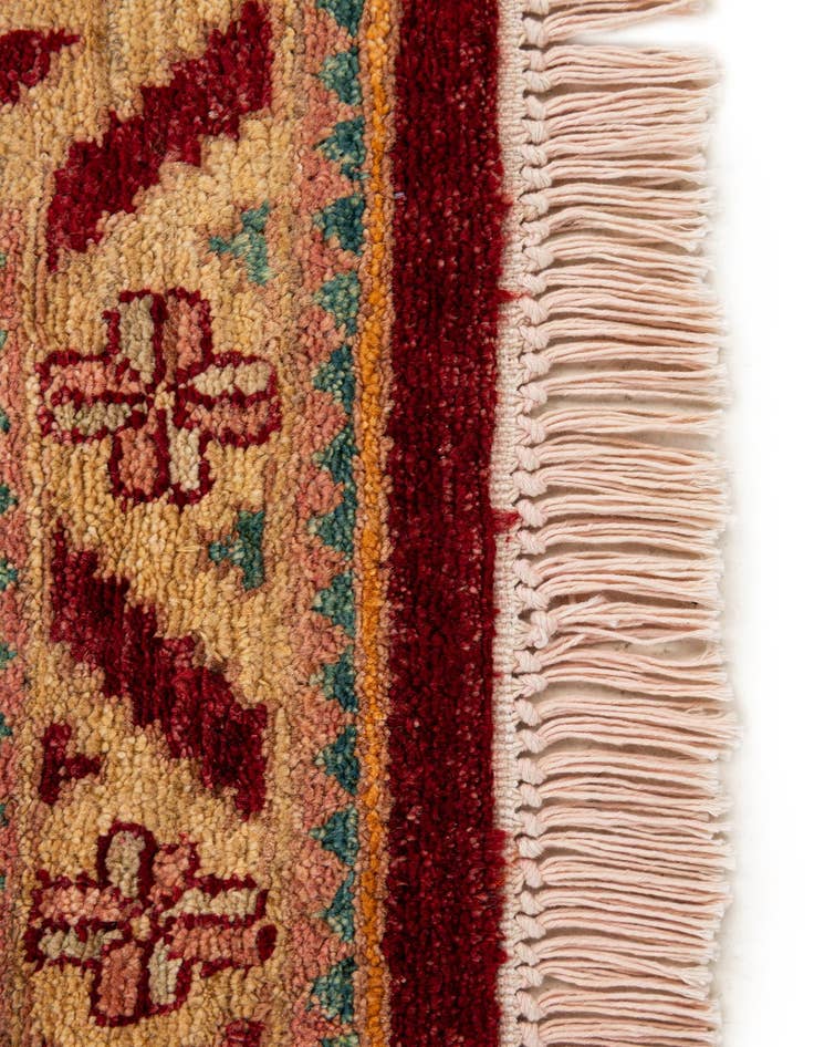 Detail image of 3' 4 x 4' 6  Hand Knotted Ziegler Wool Rug