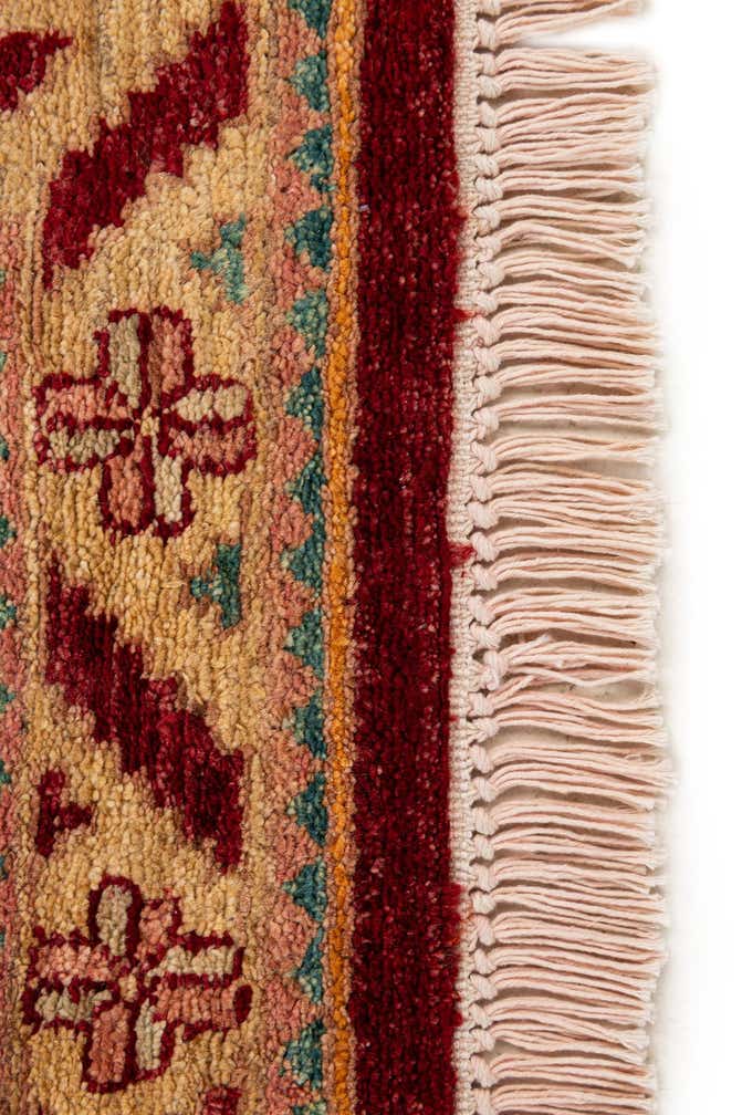 3' 4 x 4' 6 Hand Knotted Ziegler Wool Rug