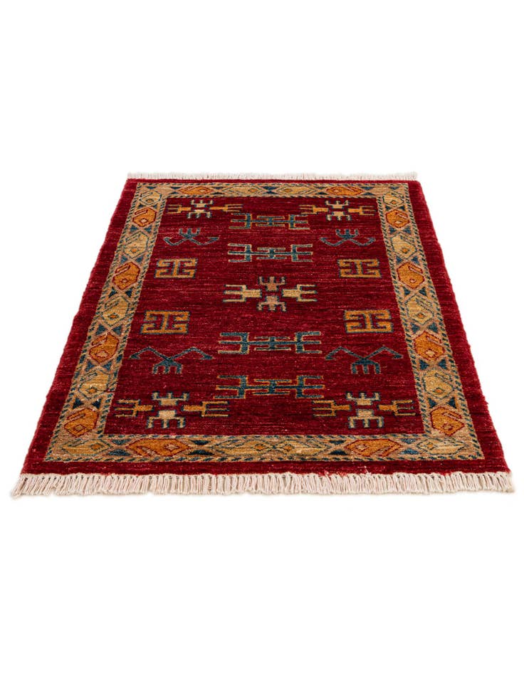 Detail image of 2' 8 x 3' 9  Hand Knotted Ziegler Wool Rug