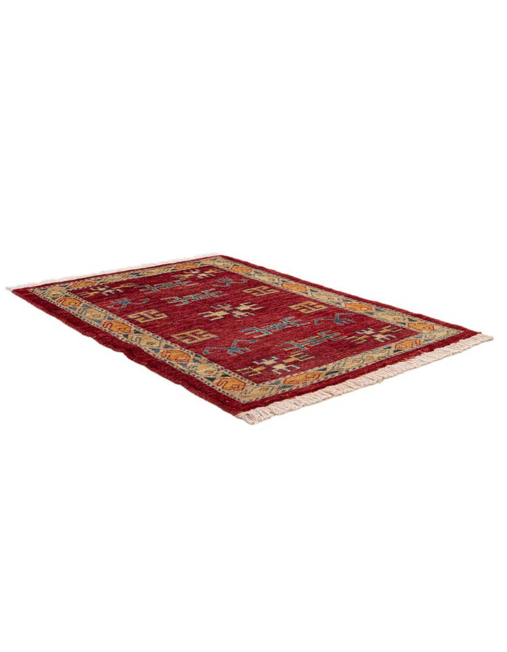 Detail image of 2' 8 x 3' 9 Hand Knotted Ziegler Wool Rug