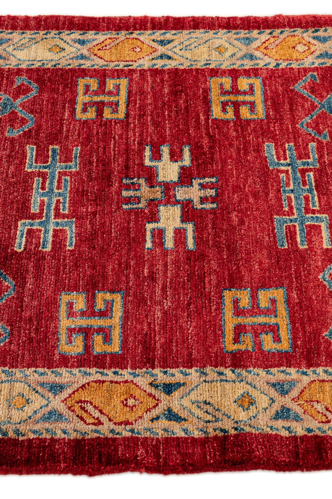2' 8 x 3' 9 Hand Knotted Ziegler Wool Rug