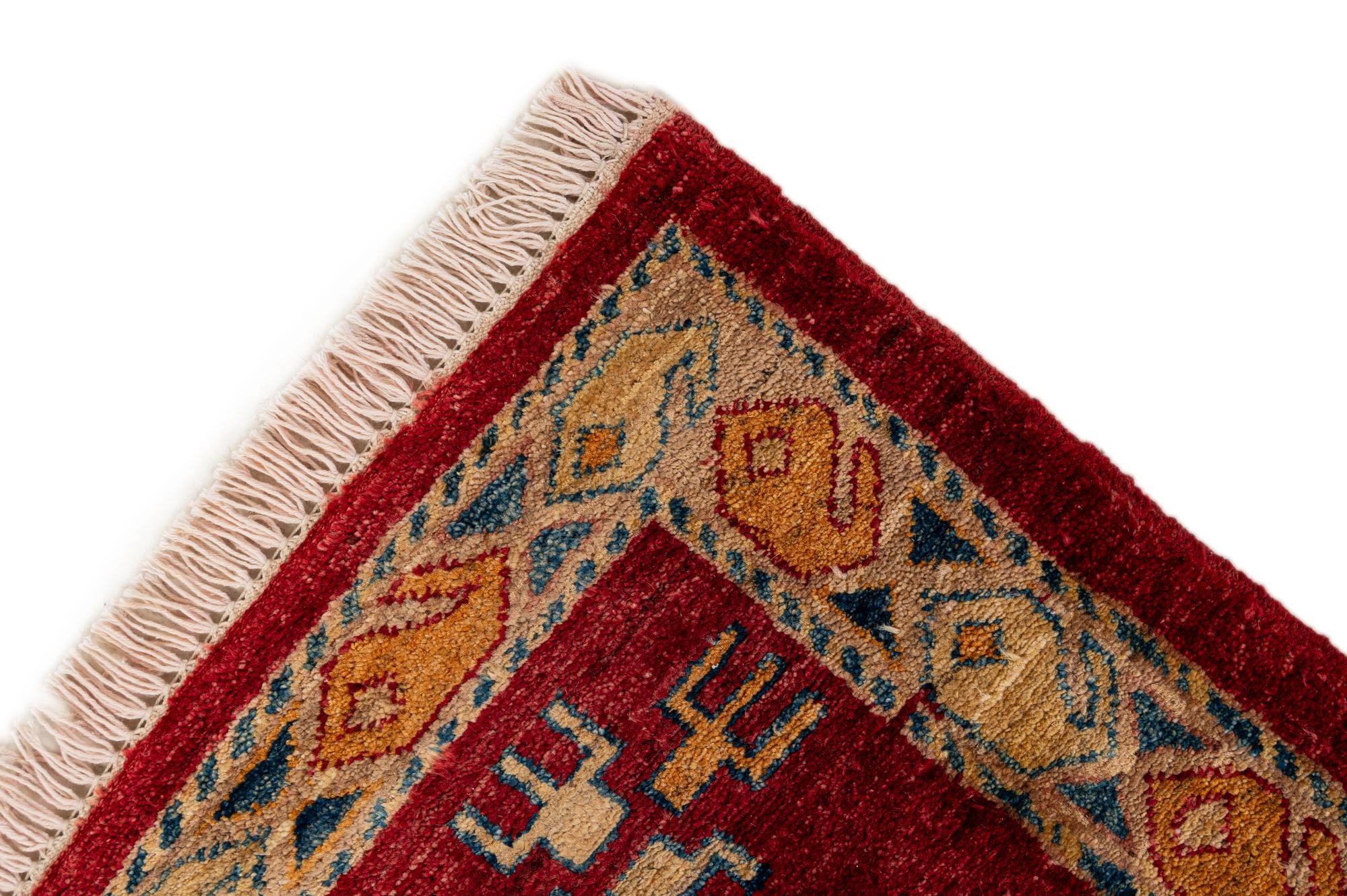 2' 8 x 3' 9 Hand Knotted Ziegler Wool Rug