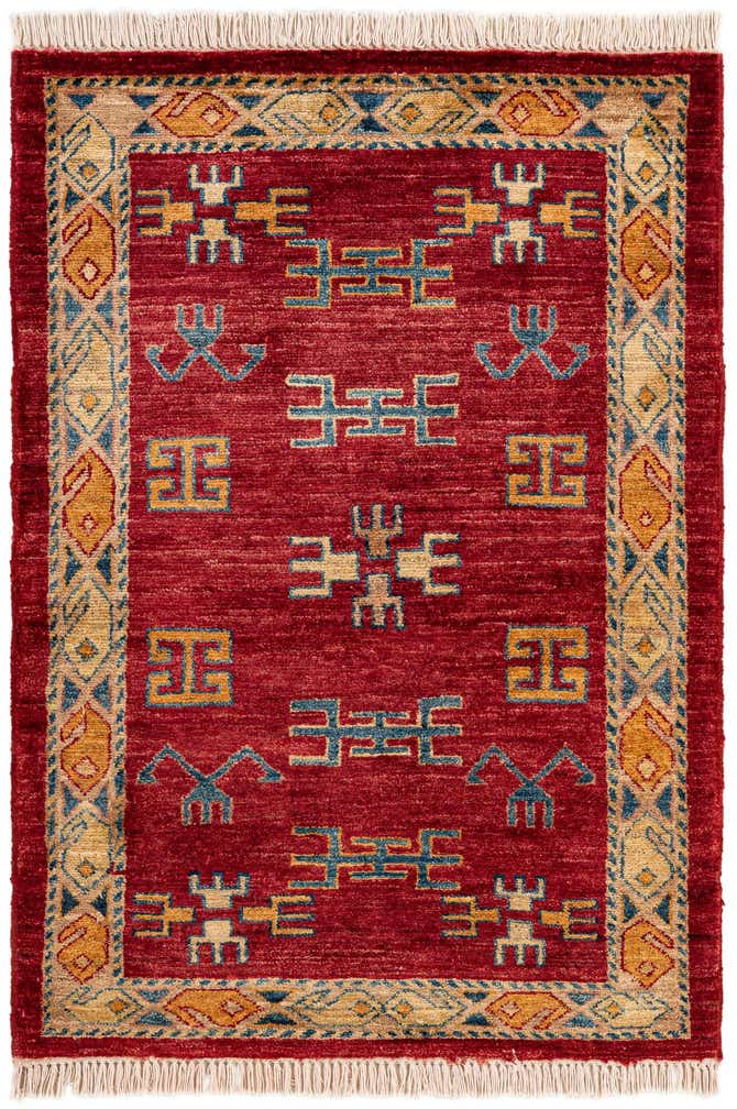2' 8 x 3' 9 Hand Knotted Ziegler Wool Rug