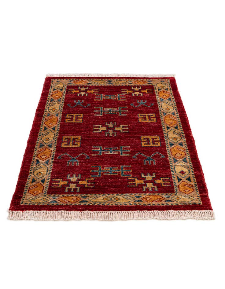 Detail image of 2' 9 x 3' 9 Hand Knotted Ziegler Wool Rug