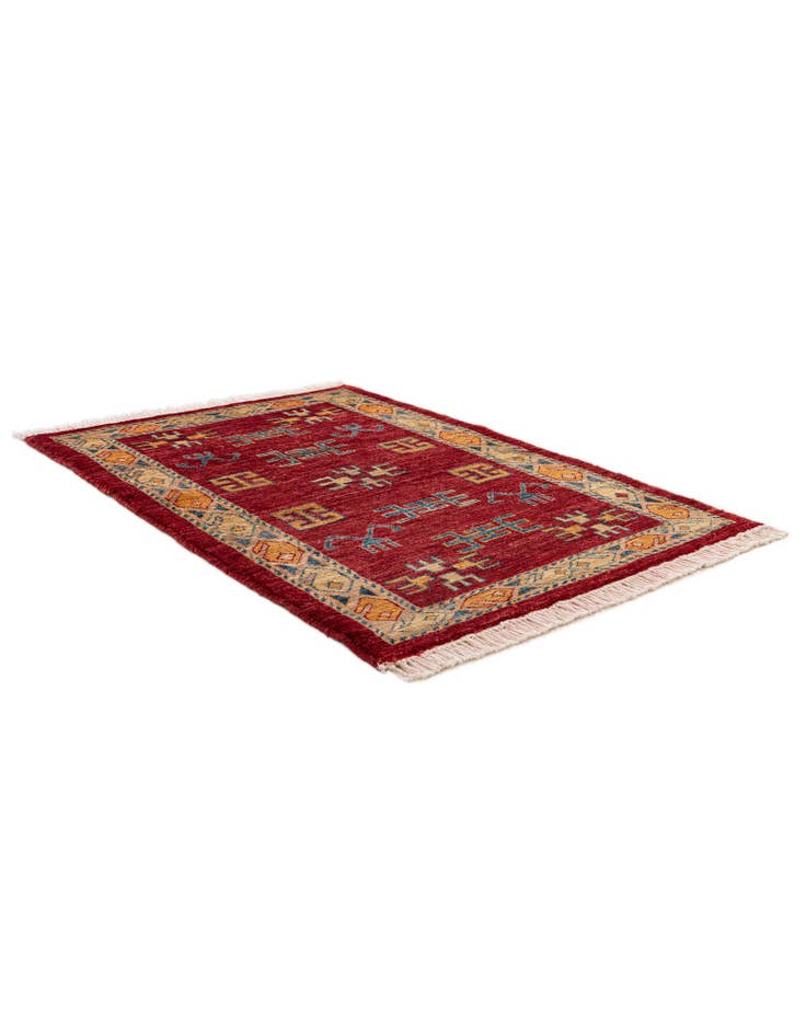 Detail image of 2' 9 x 3' 9 Hand Knotted Ziegler Wool Rug