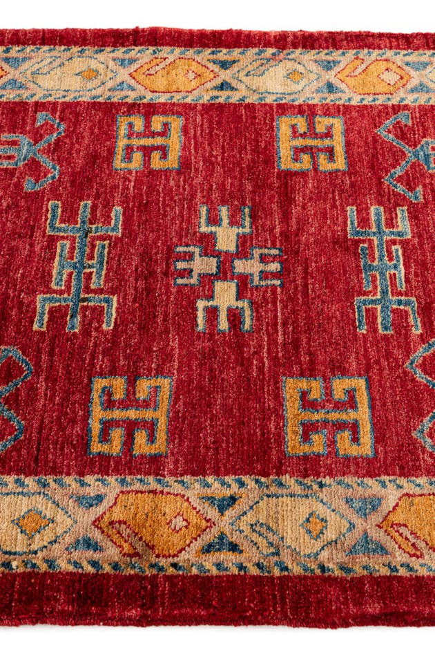 Detail image of 2' 9 x 3' 9 Hand Knotted Ziegler Wool Rug