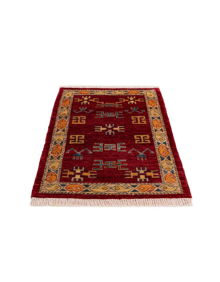 Detail image of 2' 9 x 3' 9 Hand Knotted Ziegler Wool Rug