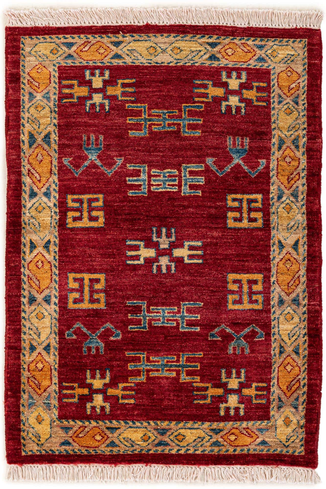 2' 9 x 3' 9 Hand Knotted Ziegler Wool Rug