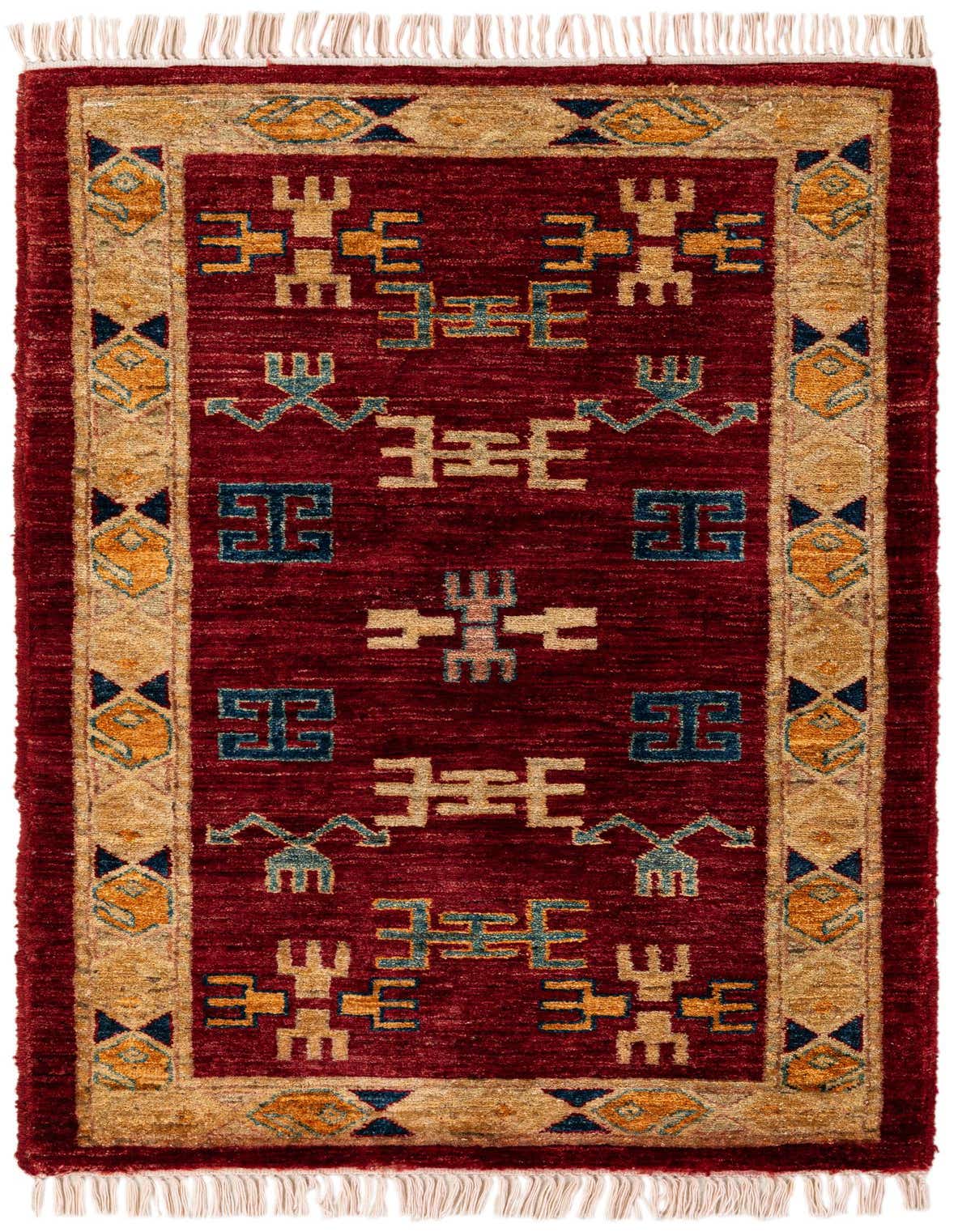 2' 5 x 3' 6 Hand Knotted Ziegler Wool Rug